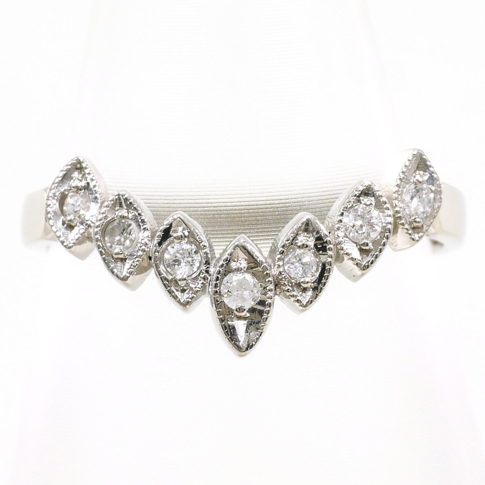 VINTAGE Silver Diamond Ring